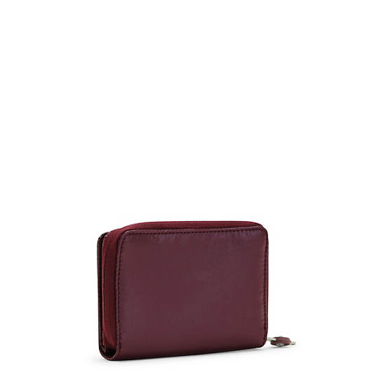 Kipling Money Love Metallic Small Wallet Cüzdan Bordo | TR 1009EB